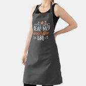Tablier Les vrais Hommes Sentent Comme Un BBQ Apron (Insitu)