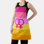 Tablier Lesbienne Dawn Pride Femmes qui aiment les femmes (Insitu)