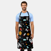 Tablier L'espace extra-atmosphérique pour enfants et Motif (Porté)