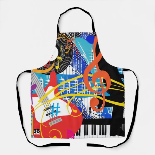 Tablier L'Espace Musique (Recto)