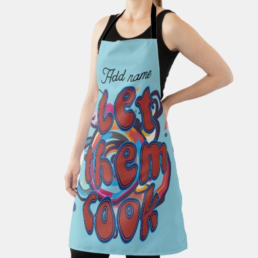 Tablier Let Them Cook Personalized Kitchen (Insitu)