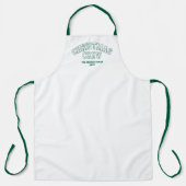 Tablier Letterman Christmas Crew Collegie Nom de famille (Recto)