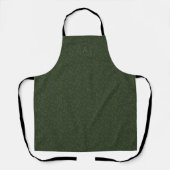 Tablier Lettre de nom du feuille motif vert (Recto)