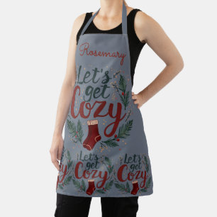 Tablier Lettre de Pine Berry pour des vacances cosy
