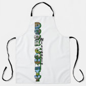 Tablier LETTRE GRANDE PORTE VERTICALE DU Wisconsin (Recto)