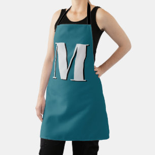 Tablier Lettre initiale   Monogramme Moderne Cool