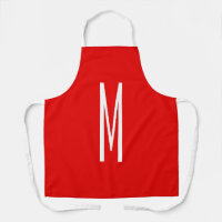 Lettre initiale Monogramme Style moderne Rouge Bla