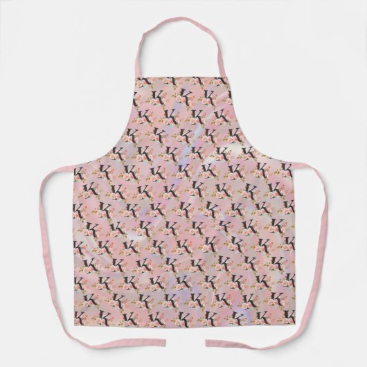 Tablier Lettre K (Recto)