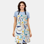 Tablier Lettres arabes (Porté)