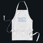 Tablier Lettres bleues<br><div class="desc">"femme méchante" Lettres bleues Adulte Apron</div>