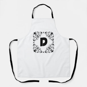 Tablier Lettres d'amour "D"