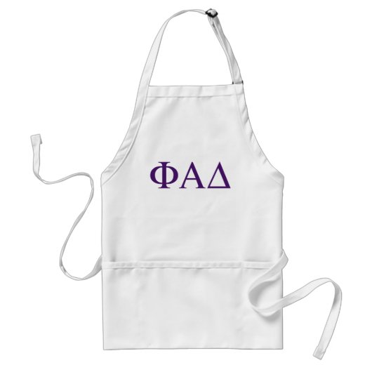 Tablier Lettres grecques Phi Alpha Delta (Devant)