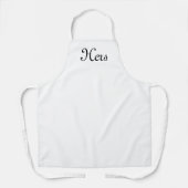 Tablier Lettres noires "Hers" en blanc (Recto)