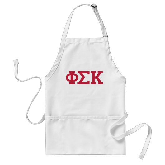 Tablier Lettres Phi Sigma Kappa (Devant)