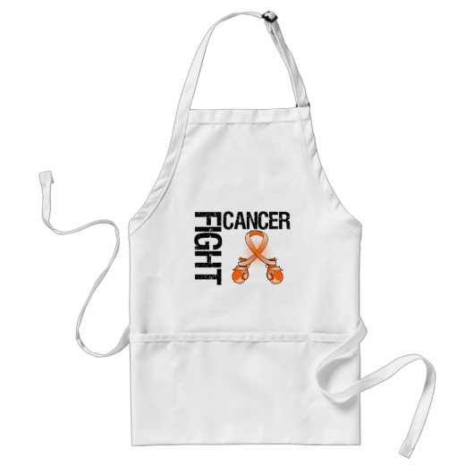 Tablier Leucémie Cancer Lutter Gants de boxe (Devant)
