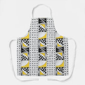 Tablier Levée de soleil du sud-ouest en jaune (Recto)