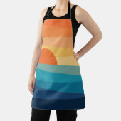 Tablier lever de soleil géométrique Abstrait (Insitu)