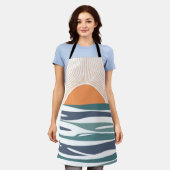 Tablier Lever du soleil au bord de la mer (Porté)