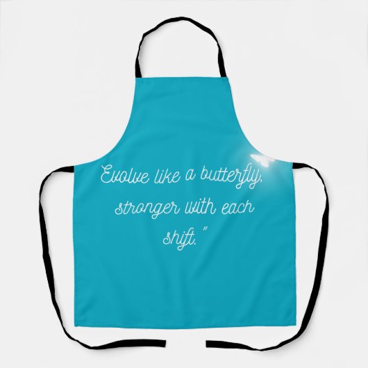 Tablier L'évolution des papillons (Recto)