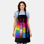 Tablier LGBT Fier Ally Gay Lesbienne Bisexuel Trans Pride  (Porté)