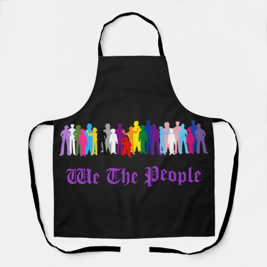 Tablier LGBT We The People Design (Recto)