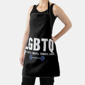Tablier LGBTQ Legs Glutes Biceps Triceps Quads Gym Lover (Insitu)