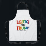 TABLIER LGBTQ POUR TRUMP GAY LESBIAN POUR TRUMP 2024<br><div class="desc">LGBTQ POUR TRUMP GAY LESBIAN POUR TRUMP 2024</div>