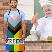 Tablier LGBTQ & Pride - Rainbow Progress Chef