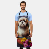 Tablier Lhassa Apso sur une rame : une aventure Pittoresqu (Porté)