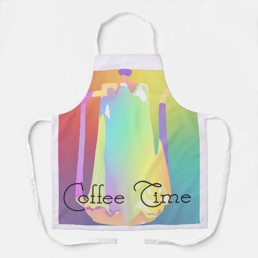 Tablier L'heure du café (Recto)