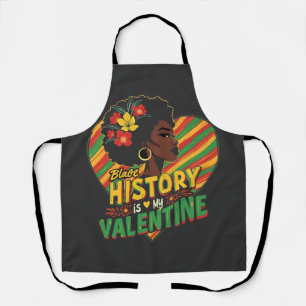 Tablier L'Histoire Noire est mon Mois Valentin de l'Histoi