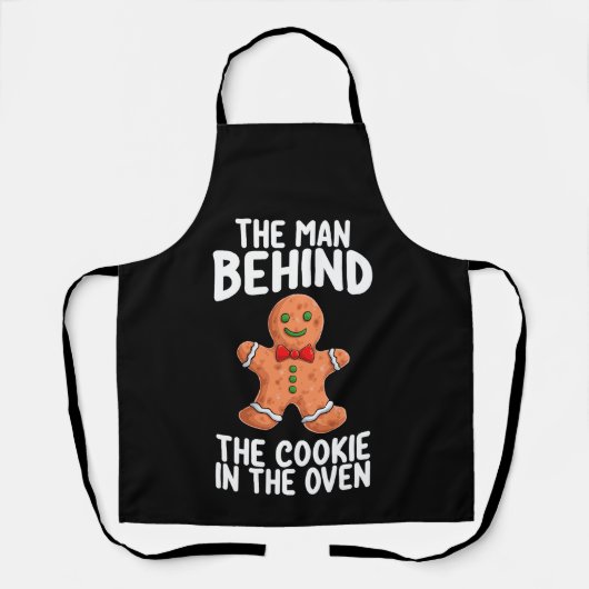 Tablier L'Homme Derrière Le Cookie Au Four Noël Pr (Recto)