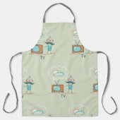 Tablier L'Homme Et Sa Télévision (Recto)