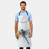 Tablier libellule colorée personnalisable (Porté)