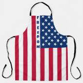 Tablier Liberté du drapeau - vertical (Recto)