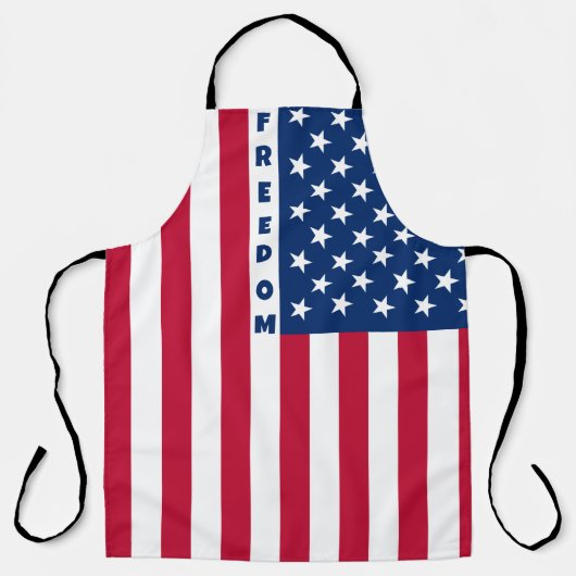 Tablier Liberté du drapeau - vertical (Recto)