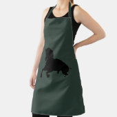 Tablier Liberté - Pop Art Horse Celtic Grayish Green (Insitu)