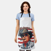 Tablier Liberté pour Trump américain du Golfe (Porté)