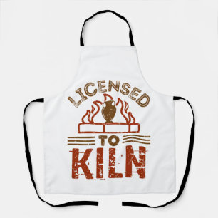 Tablier Licence pour Kiln Pottery Maker Céramics