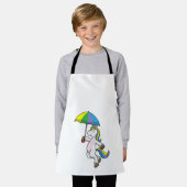 Tablier Licorne avec parapluie (Porté)