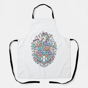 Tablier Licorne Baseball Corne Puissance Kawaii Conception