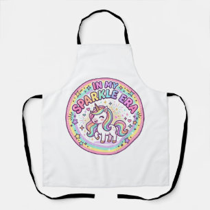 Tablier Licorne Dans Mon Ère Étincelante Impression Drôle 