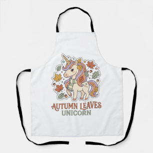 Tablier Licorne Feuilles d'Automne Licorne Conception Grap