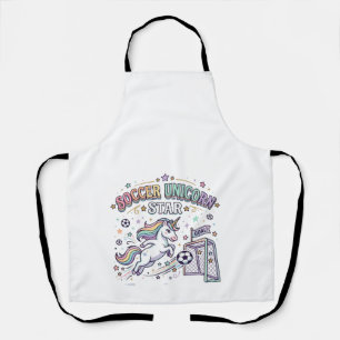 Tablier Licorne Football Licorne Étoile Drôle Conception V