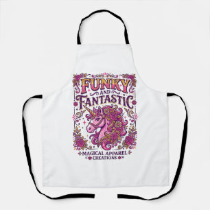 Tablier Licorne funky et fantastique design zazzle stylé_