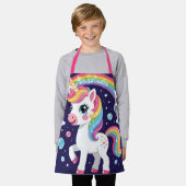 Tablier Licorne Galaxie Arc-en-ciel Magique Étincelant Mig (Porté)