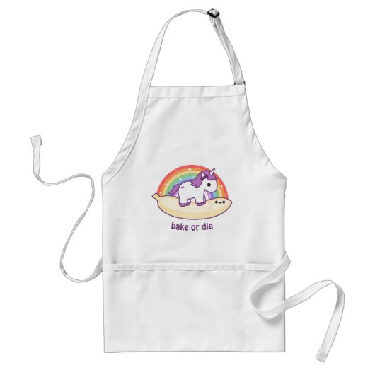 Tablier Licorne mignonne de banane (Devant)