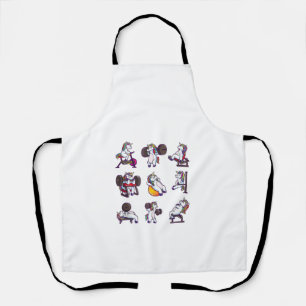 Tablier Licorne Musculation Force Athlétique Gym Entraînem