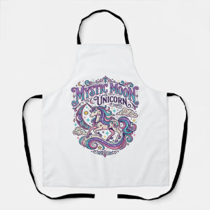 Tablier Licorne Mystique Lune Licorne Coloré