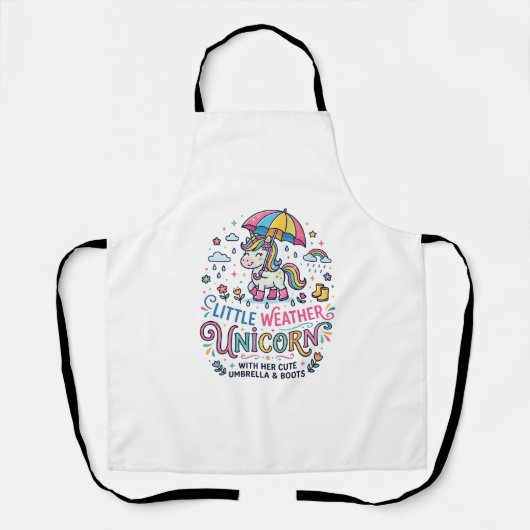 Tablier Licorne Petit Temps Licorne Tendance Chemise Graph (Recto)